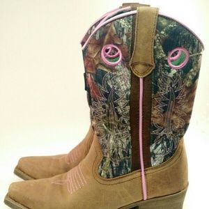 John Deere Women's Girls Western Boots Size 6 M